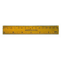Wooden Ruler 6" (1x12)