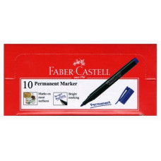 Faber Castell Slim Permanent Fine Marker (1x10)