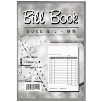 Bill Book 8x5" 80x1 BB-T805-1 Ply (1x10)