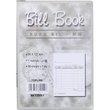 Bill Book Mini 3.5x5" 80x1 BB-T3505-1 (1x40)