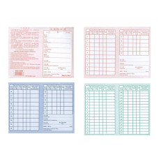 Wages Card 1-15、16-31、01-31 (1x5)