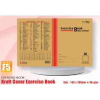Kraft Cover Flying Wheel Exercise Book