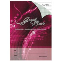 Flying Wheel Graph Book 70gsm Brilliant White Paper FW1605-080 1pg Line,1pg Graph (1x12)