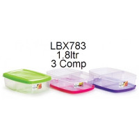Yummy Lunch Box (3 Tray) 70mm LBX-783 (1x12)