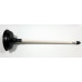 Rubber Toilet Pump 075 Black / Red w/handle