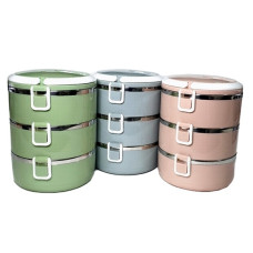 Lunch Box 3 Tier HCL-3 (2100ml) Round
